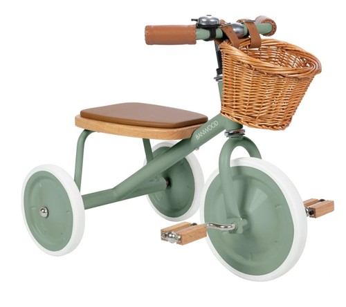 Banwood trike green kids ride - green,
