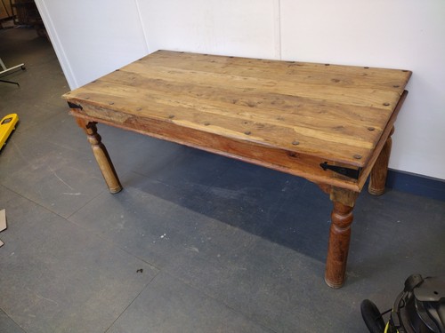 Solid wood dining table - solid,