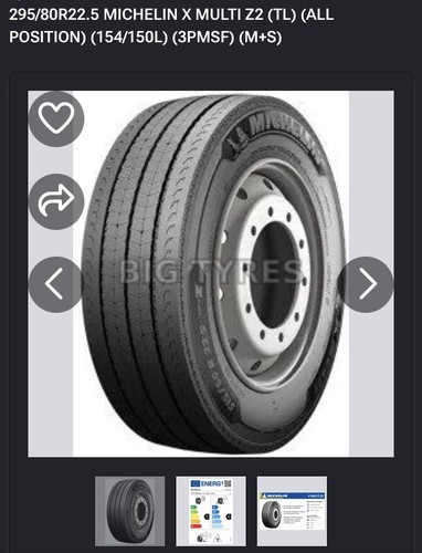 Michelin 295 xmulti - michelin, z2