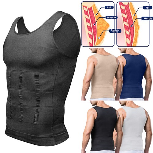 Mens slimming body shaper vest - slimming,