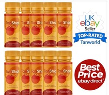10x TAN SHOT XTRA Sunbed Tanning Accelerator & Beauty Drink New Enhanced Formula