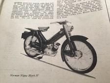 NORMAN NIPPY CAPRI 70cc SCOOTER MOTORCYCLE ARTICLE