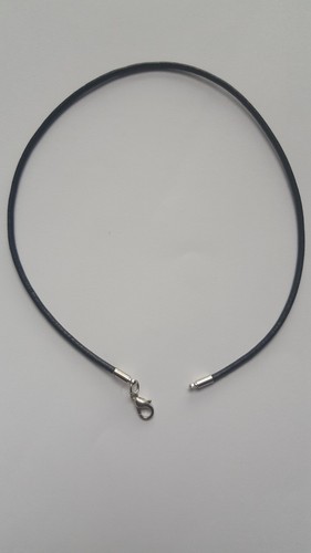 Black 2mm real leather - 2mm,