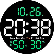 10"Large Digital Wall Clock