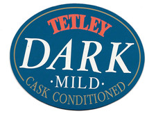 TETLEY DARK MILD , Pump Clip , Badge Magnetic