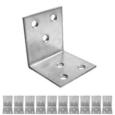 Angle Brackets Galvanised Steel Corner Brackets L Shaped 2mm Thicknes Heavy Duty