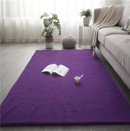 Rabbit fur rug - rabbit,