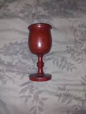 Vintage  Wooden Goblet Hand Laithed 