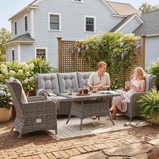 5 Seater Rattan Garden