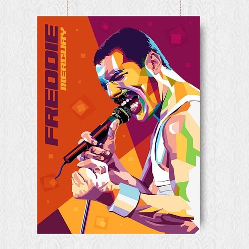 Freddie mercury poster print - freddie,