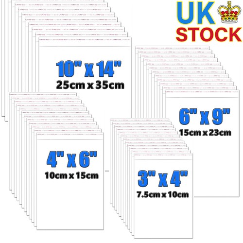 Clear cello bags - clear,