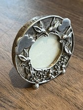 Silver Scenes Silver Plated Hummingbird & Bees Photo Frame