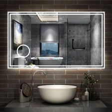 Large LED Mirror for Bathroom