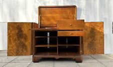 Unique Hideaway Georgian Antique Style Hi Fi Cabinet or Bureau / Desk - G.C