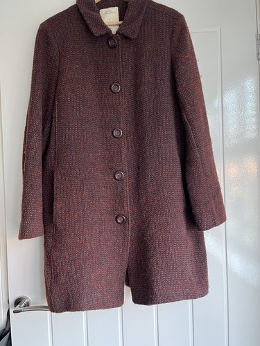 Seasalt brown blue - tweed, coat
