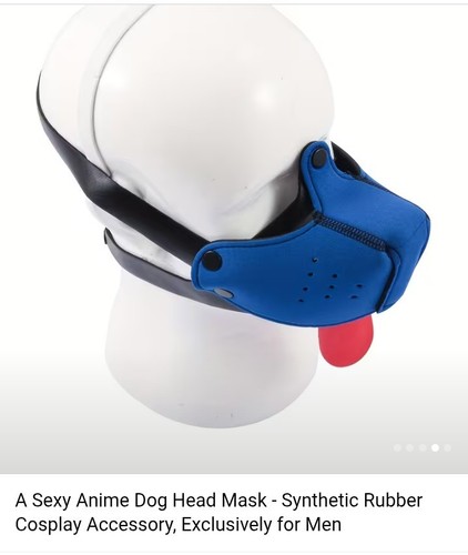 Puppy play hood role - play,