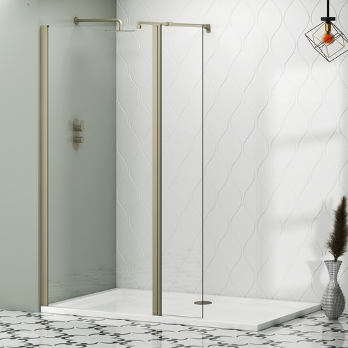 Brushed nickel walk - walk, wet
