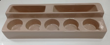 Crockery Rack Cup Plate Holder Beige Plastic  Caravan Motorhome Campervan