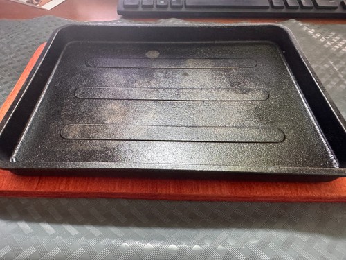 Cast iron sizzling - cast, plate