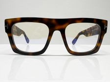 TOM FORD Mens Glasses TF 5634 Blue Light Havana Eyewear Frames New - RRP = £265