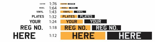 Custom licence plate for - uk,