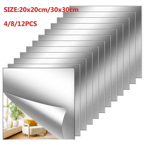 Mirror tiles wall sticker - tiles,