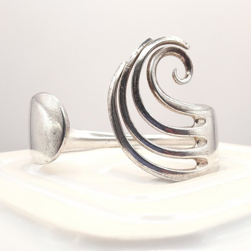 Vintage fork bangle quirky - vintage,