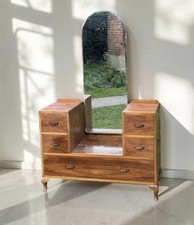 Antique Art Deco Walnut