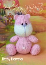 New Knitting Pattern Mini Hamster Knitting by Post Original New A5 Leaflet
