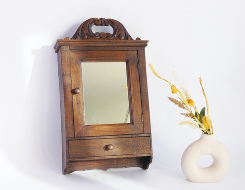 Small antique wooden chest - small,