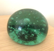 Antique 19th C Green Glass