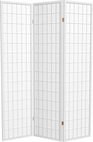White shoji screen red lantern - white,