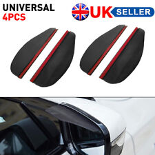 4xCar Rear View Side Mirror Rain Board Eyebrow Guard Sun Visor Shield Shade Wing
