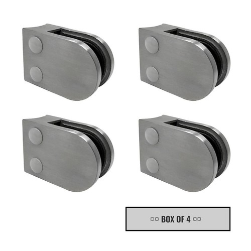 Box glass clamps - box, 12mm