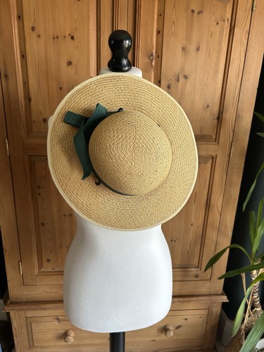 Vintage straw wide - vintage,
