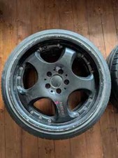 Rare Genuine Mercedes Brabus 5x112 18x10 3 piece split rim wheels