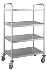 Flat Pack 4 Tier Stainless