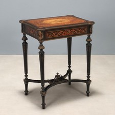 Antique Sewing Table Ebony