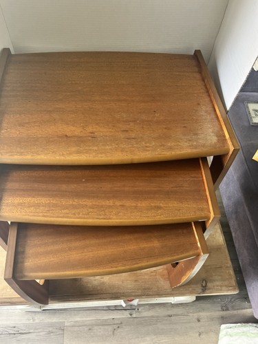 Vintage 1960s plan teak nest - vintage,