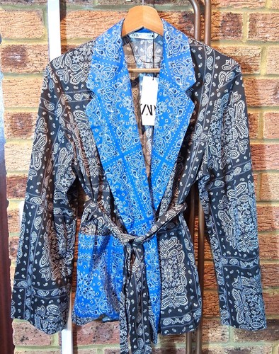 Zara bnwt jacket black blue - bnwt,