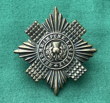The Scots Guards Cap Star ~ 100% Genuine, British Army Military Cap Badge.