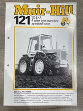 Muir-Hill 121 Vintage Tractor Poster with spec