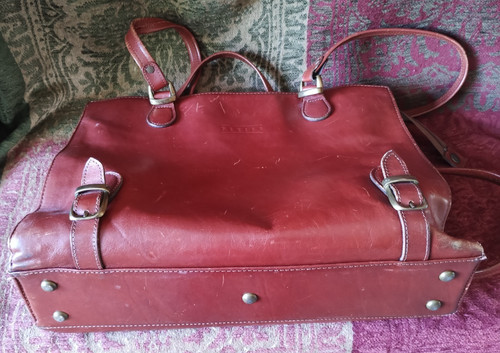 Texier tan leather large - tan,