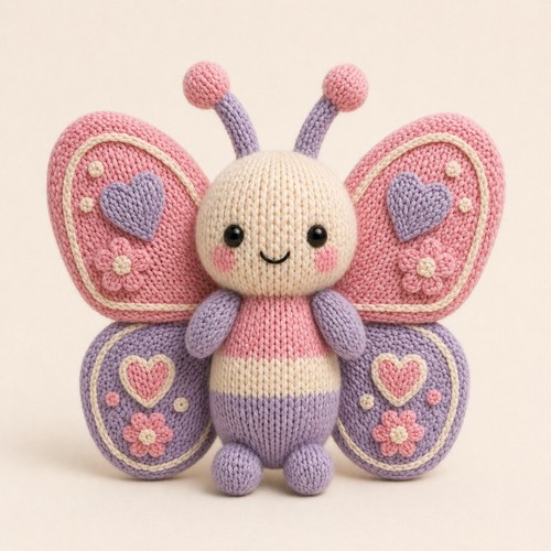 Cute butterfly knitting - cute,