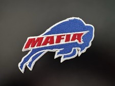 ? CLASSIC BUFFALO BILLS MAFIA EMBROIDERED LOGO PATCH NEW - OLD STOCK ?