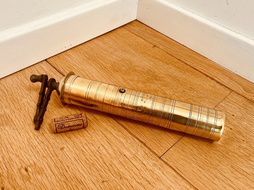 Charming vintage brass coffee - vintage,