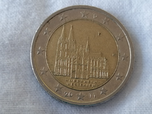Circulated 2011 germany euro - germany, 2