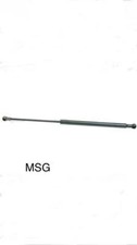 Rear window gas strut for