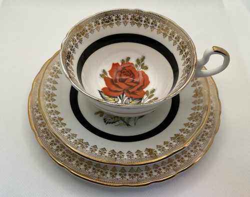 Aynsley trio teacup saucer - trio,