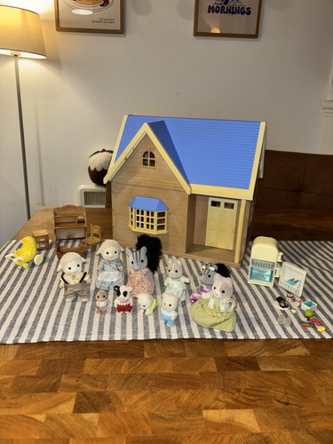 Sylvanian families blue roof - sylvanian,